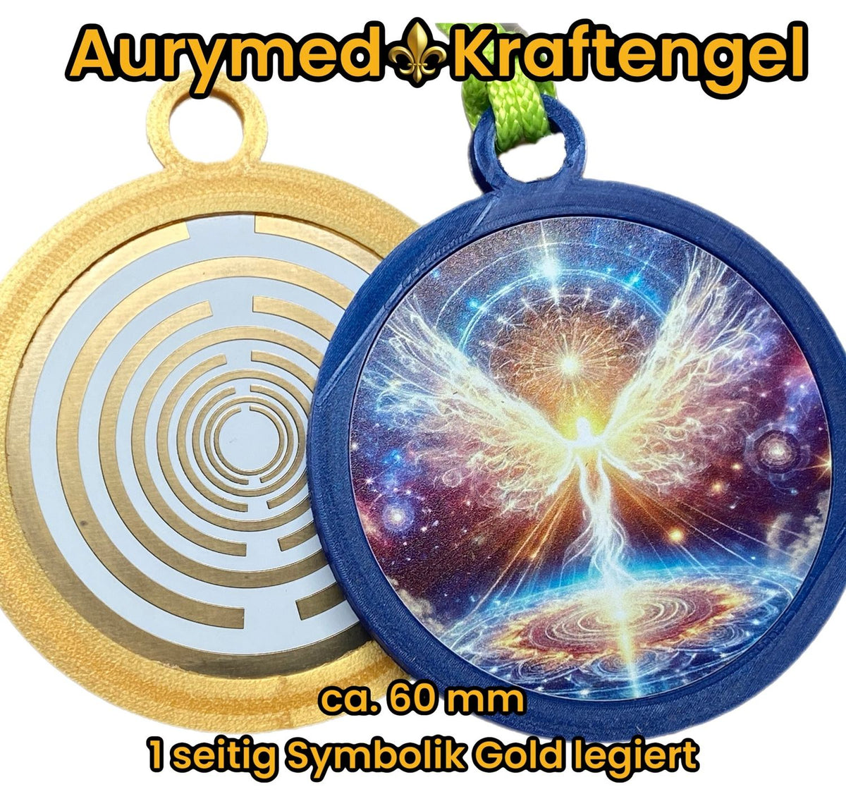 Krafttier Anhänger Engel mit PLA Ring (Farbe wählbar) – Produktansicht 11