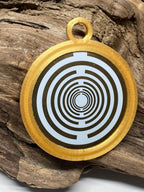 Anhänger Swirl mit PLA Ring (Farbe wählbar) – Produktansicht 2
