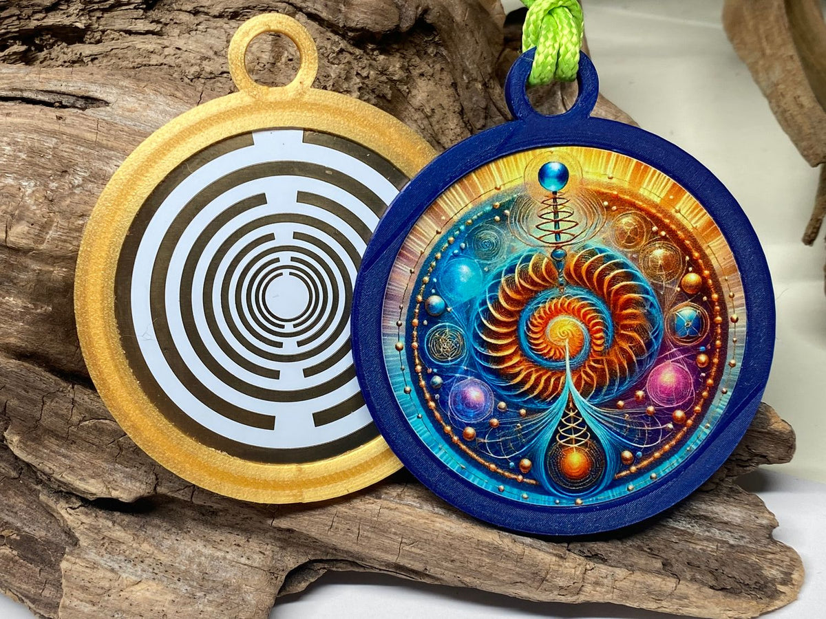 Anhänger Swirl mit PLA Ring (Farbe wählbar) – Produktansicht 29
