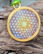 Anhänger Blume des Lebens mit PLA Ring (Farbe wählbar) – Produktansicht 10