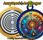 Anhänger Swirl mit PLA Ring (Farbe wählbar) – Produktansicht 1