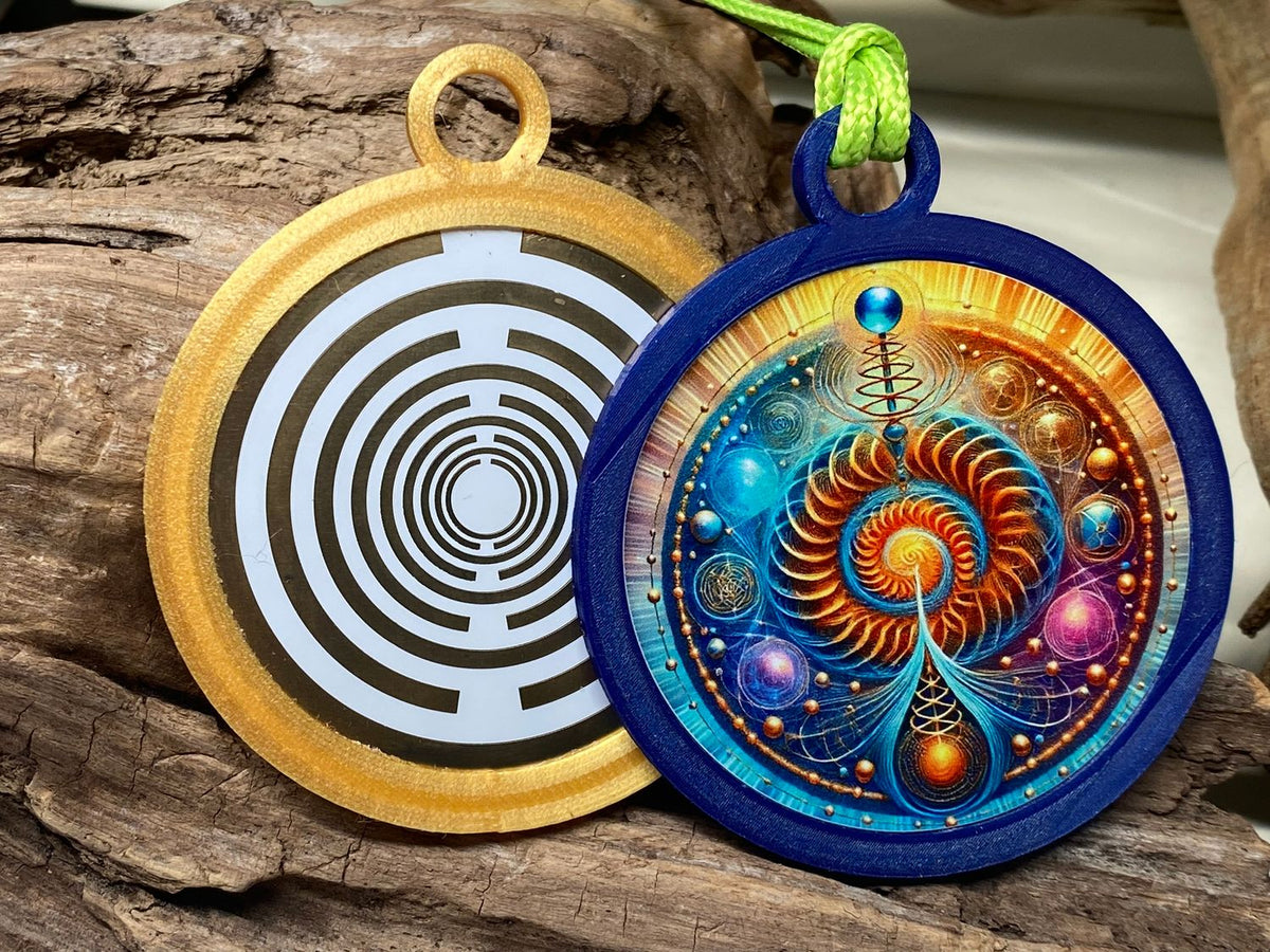 Anhänger Swirl mit PLA Ring (Farbe wählbar) – Produktansicht 25