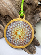 Anhänger Blume des Lebens mit PLA Ring (Farbe wählbar) – Produktansicht 5