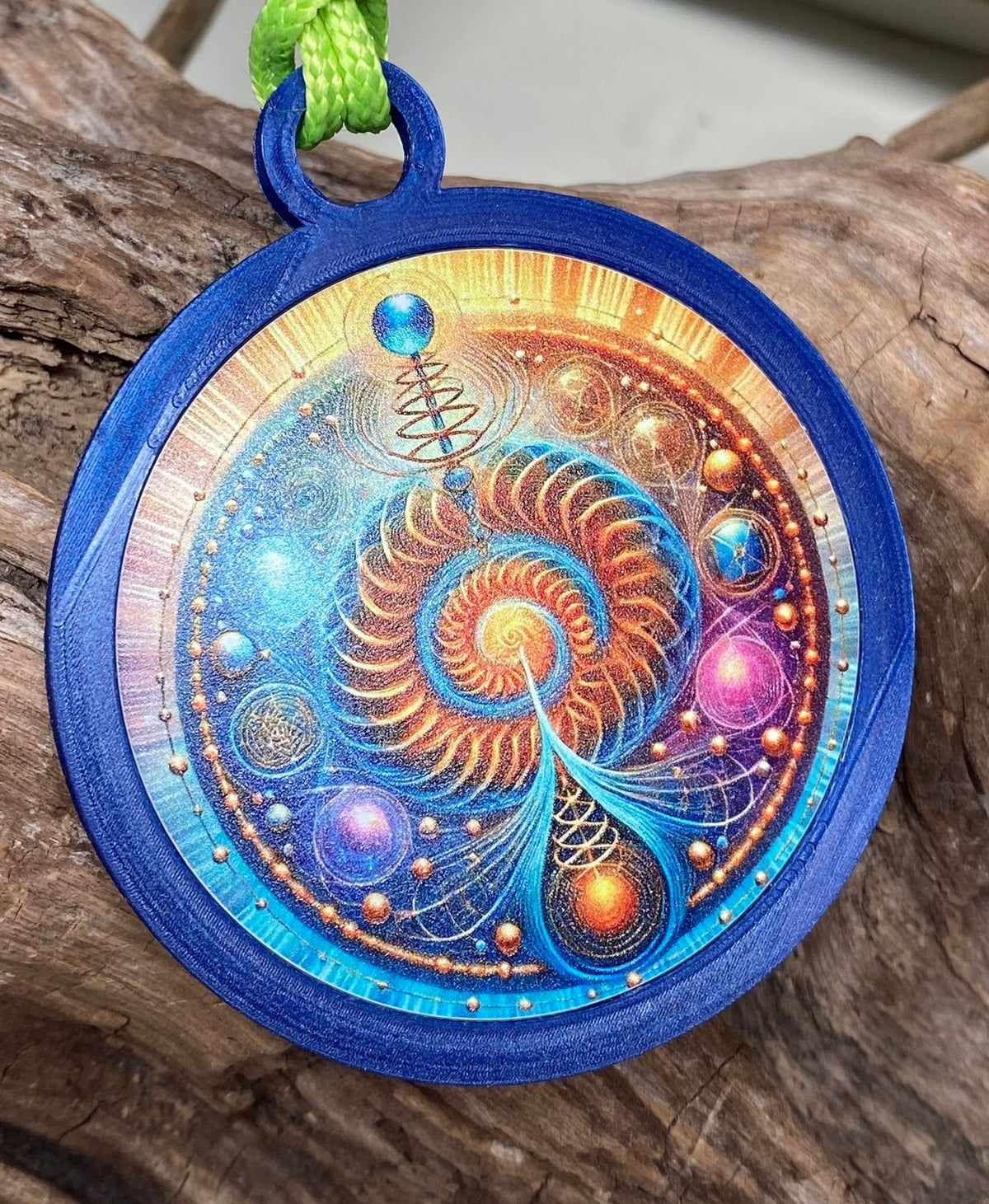 Anhänger Swirl mit PLA Ring (Farbe wählbar) – Produktansicht 21