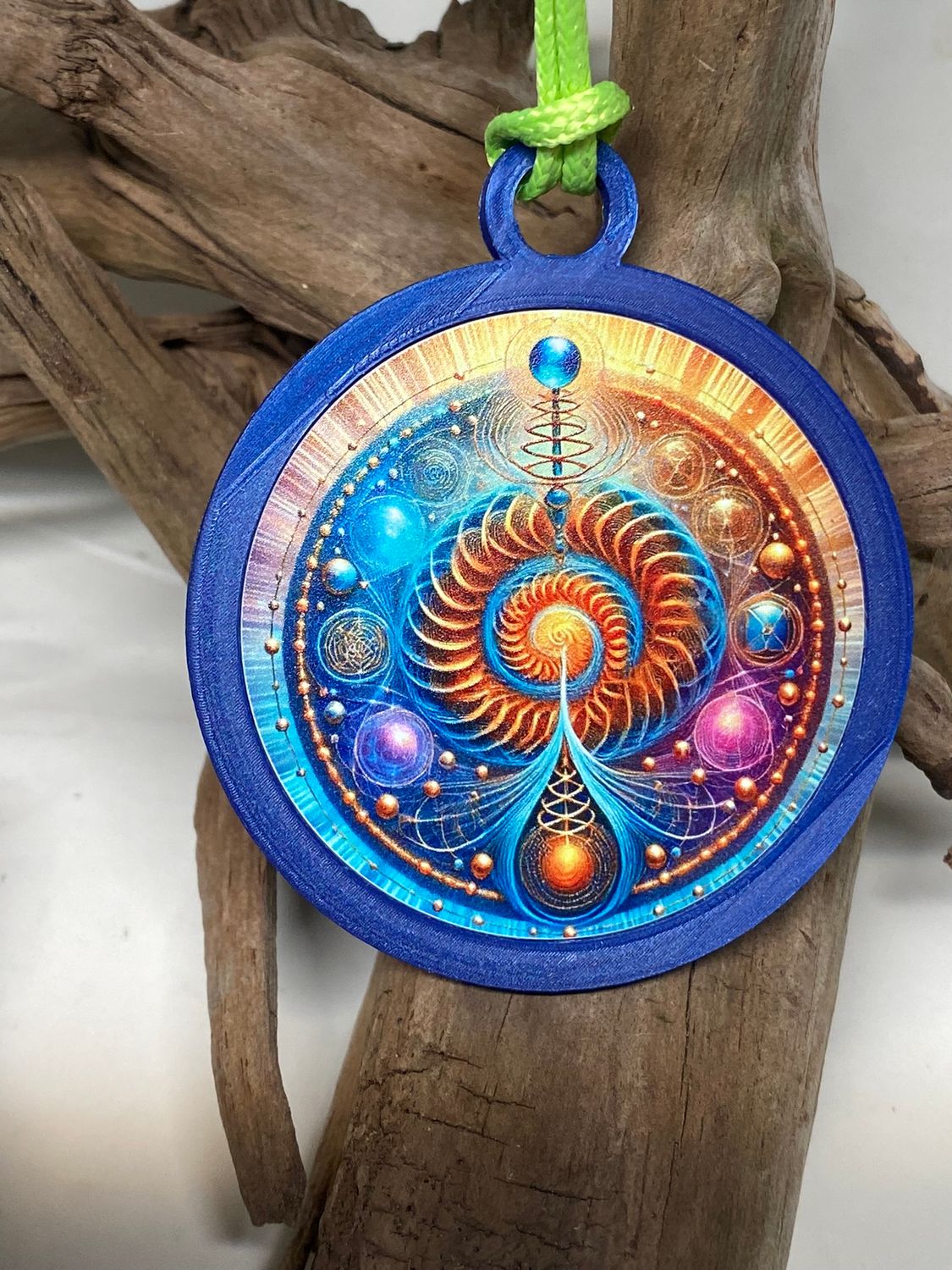 Anhänger Swirl mit PLA Ring (Farbe wählbar) – Produktansicht 19