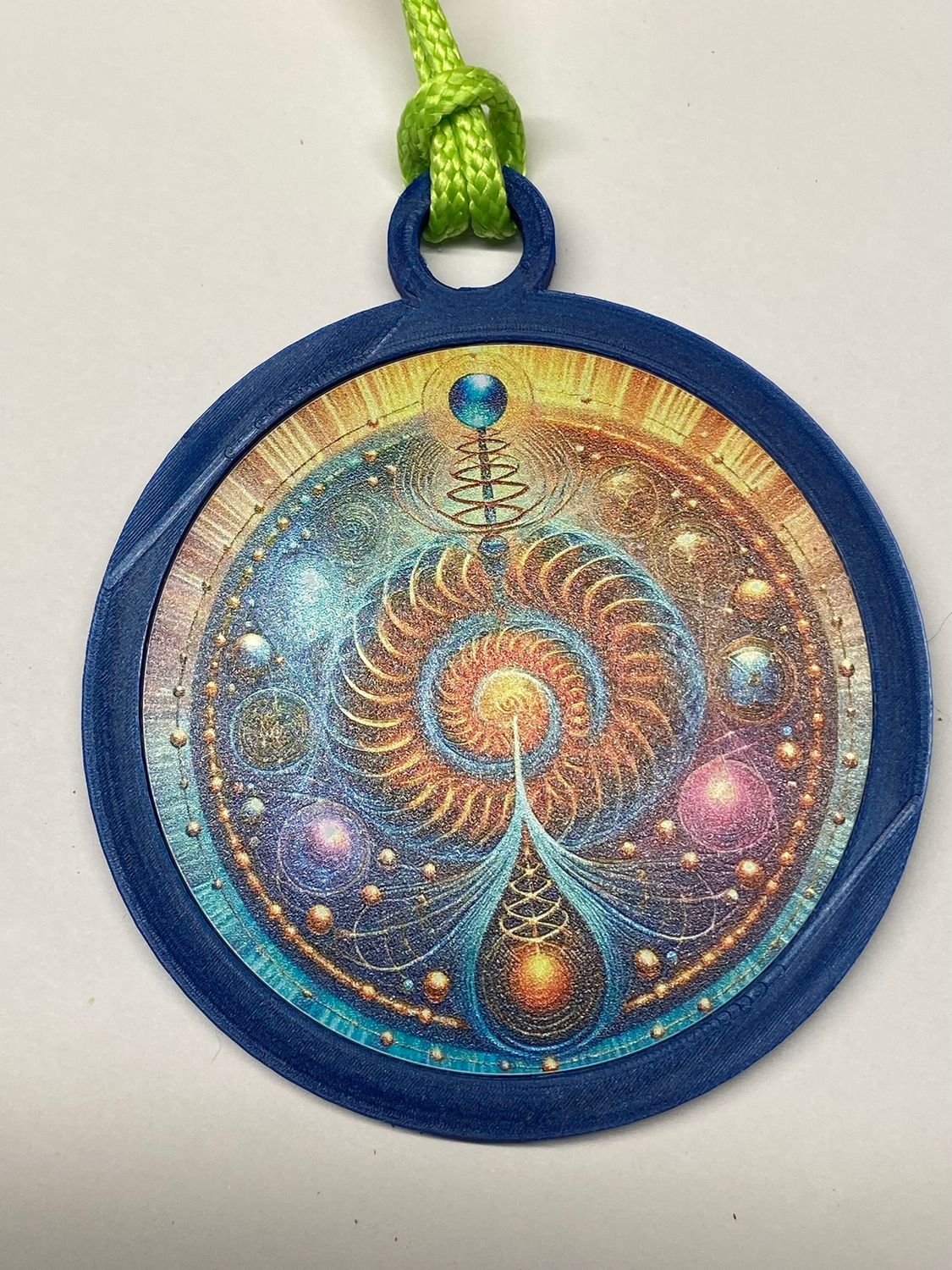 Anhänger Swirl mit PLA Ring (Farbe wählbar) – Produktansicht 11