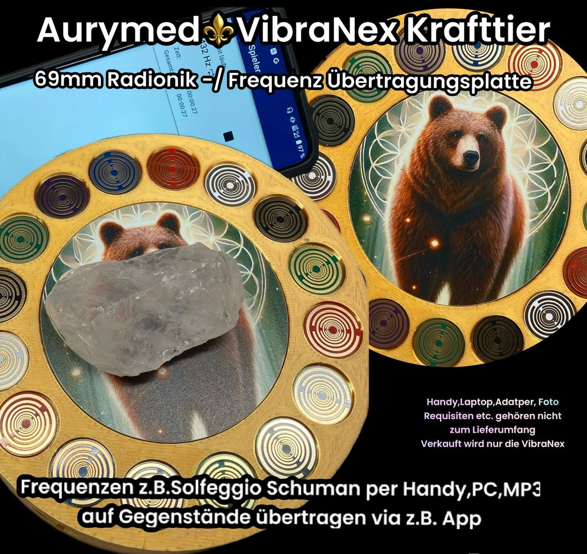 VibraNex Krafttier Braunbär – Farbe & Füllung wählbar – Produktansicht 51