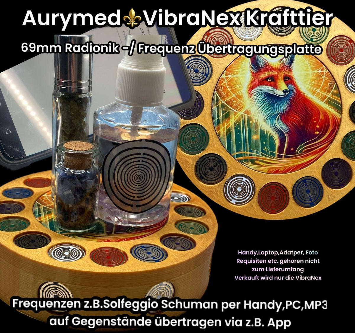 VibraNex Krafttier Fuchs – Farbe & Füllung wählbar – Produktansicht 28