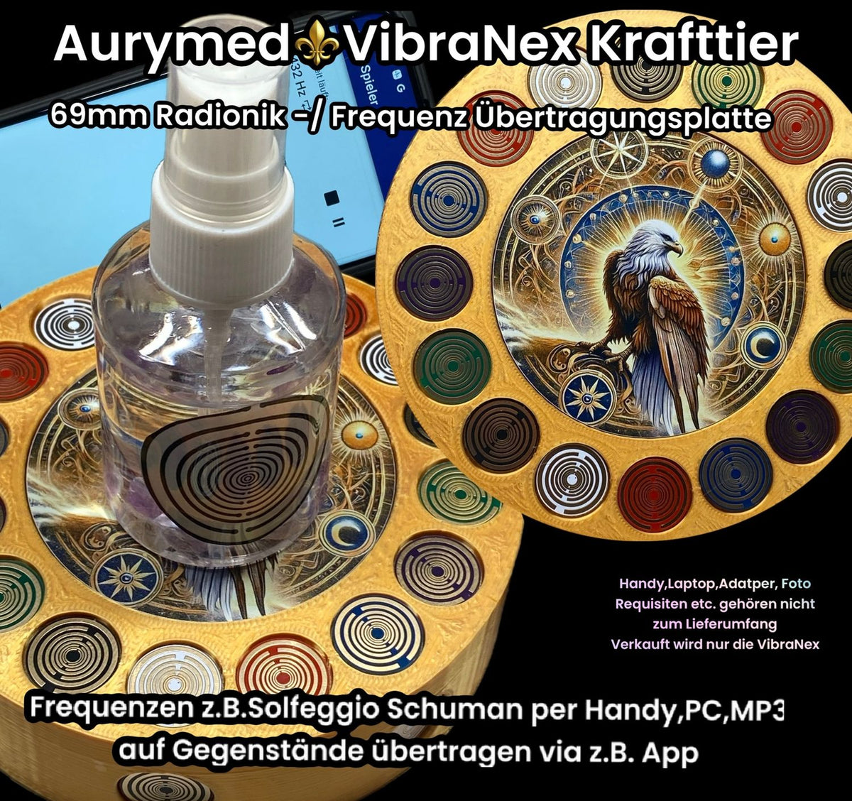 VibraNex Krafttier Adler – Farbe & Füllung wählbar – Produktansicht 5