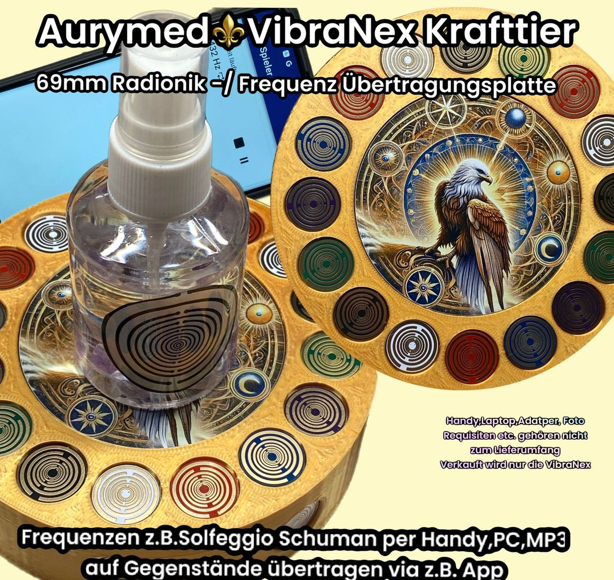 VibraNex Krafttier Adler – Farbe & Füllung wählbar – Produktansicht 12