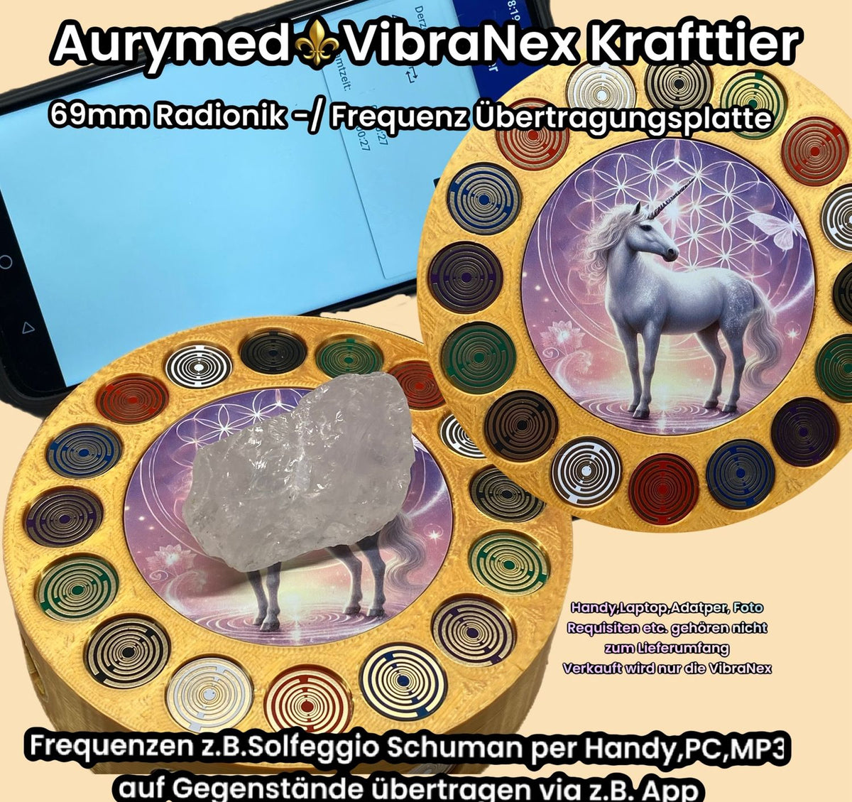 VibraNex Krafttier Einhorn – Farbe & Füllung wählbar – Produktansicht 11