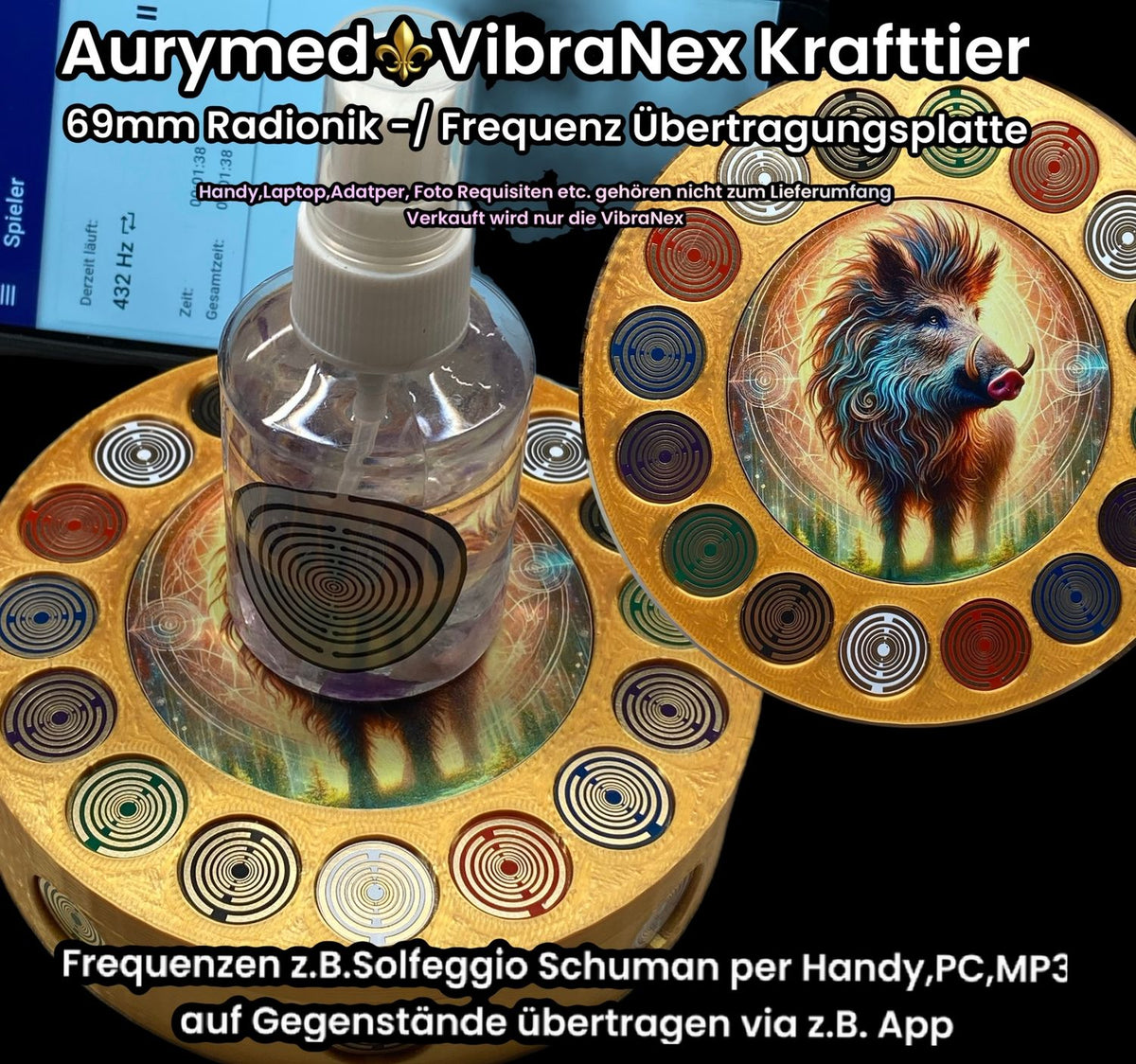 VibraNex Krafttier Wildschein – Farbe & Füllung wählbar – Produktansicht 20