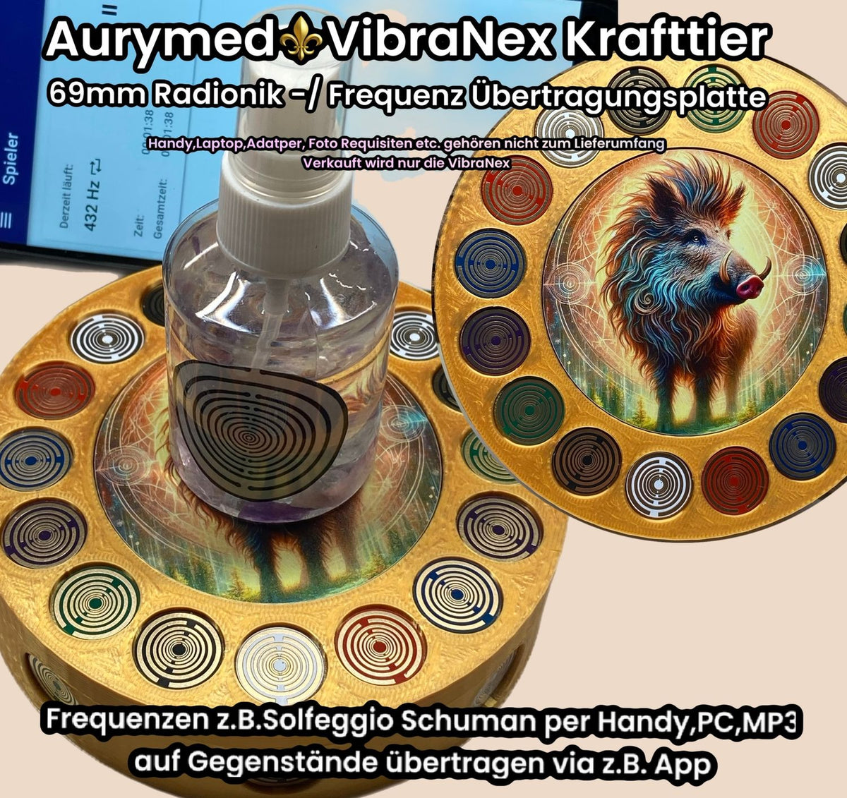 VibraNex Krafttier Wildschein – Farbe & Füllung wählbar – Produktansicht 21
