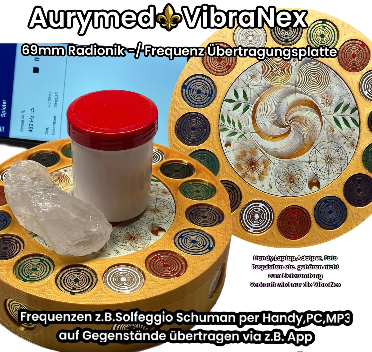 VibraNex Krafttier Pflanzenuniversum – Farbe & Füllung wählbar – Produktansicht 1