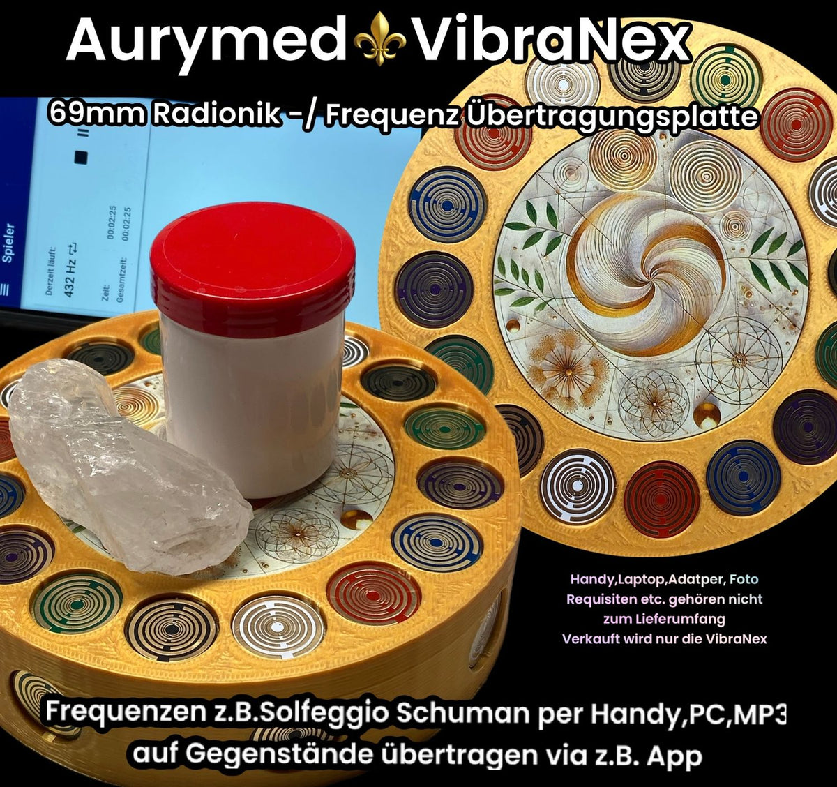VibraNex Krafttier Pflanzenuniversum – Farbe & Füllung wählbar – Produktansicht 41