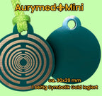 Anhänger Mini Serie rund – einseitig Lakhovsky MWOn Symbol Design – Produktansicht 1