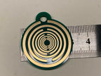 Anhänger Mini Serie rund – einseitig Lakhovsky MWOn Symbol Design – Produktansicht 1