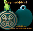 Anhänger Mini Serie rund – einseitig Lakhovsky MWOn Symbol Design – Produktansicht 1