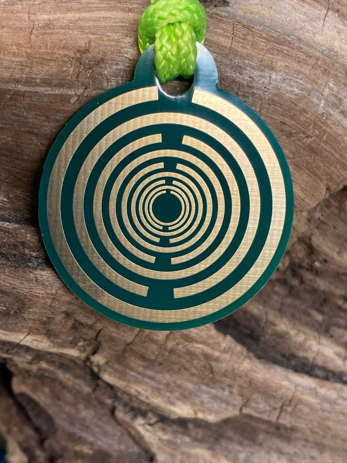 Anhänger Mini Serie rund – einseitig Lakhovsky MWOn Symbol Design – Produktansicht 1
