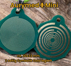 Anhänger Mini Serie eckig – Lakhovsky MWOn Symbol Design – Bifilar / Fermat – Produktansicht 1