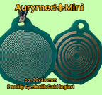 Anhänger Mini Serie eckig – Lakhovsky MWOn Symbol Design – Bifilar / Fermat – Produktansicht 1
