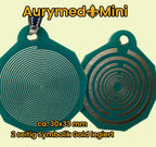 Anhänger Mini Serie eckig – Lakhovsky MWOn Symbol Design – Bifilar / Fermat – Produktansicht 1