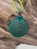Anhänger Mini Serie eckig – Lakhovsky MWOn Symbol Design – Bifilar / Fermat – Produktansicht 1