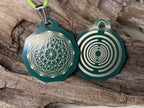 Anhänger Mini Serie eckig – Lakhovsky MWOn Symbol Design – Dodecagram (12 – er Stern) – Produktansicht 1