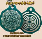 Anhänger Mini Serie eckig – Lakhovsky MWOn Symbol Design – Dodecagram (12 – er Stern) – Produktansicht 1