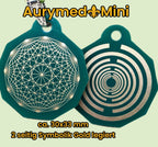 Anhänger Mini Serie eckig – Lakhovsky MWOn Symbol Design – Dodecagram (12 – er Stern) – Produktansicht 1