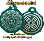 Anhänger Mini Serie eckig – Lakhovsky MWOn Symbol Design – Dodecagram (12 – er Stern) – Produktansicht 1
