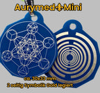 Anhänger Mini Serie eckig – Lakhovsky MWOn Symbol Design – Metatron – Produktansicht 1