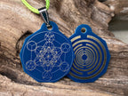 Anhänger Mini Serie eckig – Lakhovsky MWOn Symbol Design – Metatron – Produktansicht 1