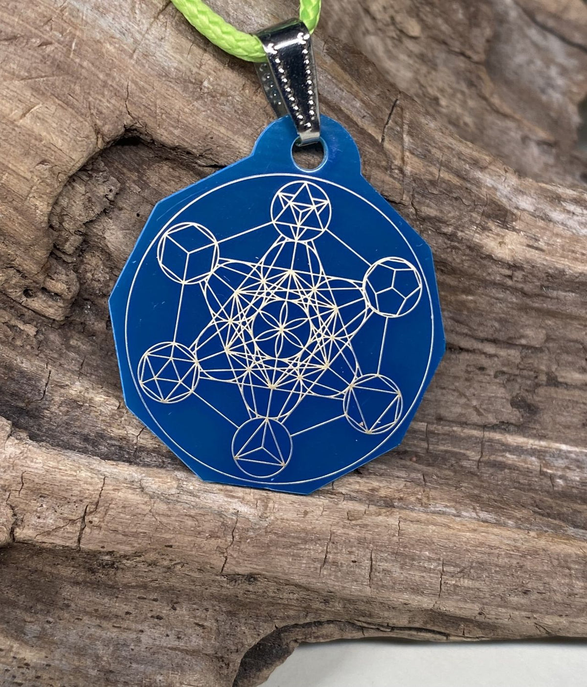 Anhänger Mini Serie eckig – Lakhovsky MWOn Symbol Design – Metatron – Produktansicht 1