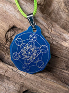 Anhänger Mini Serie eckig – Lakhovsky MWOn Symbol Design – Metatron – Produktansicht 1