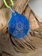 Anhänger Mini Serie eckig – Lakhovsky MWOn Symbol Design – Metatron – Produktansicht 1