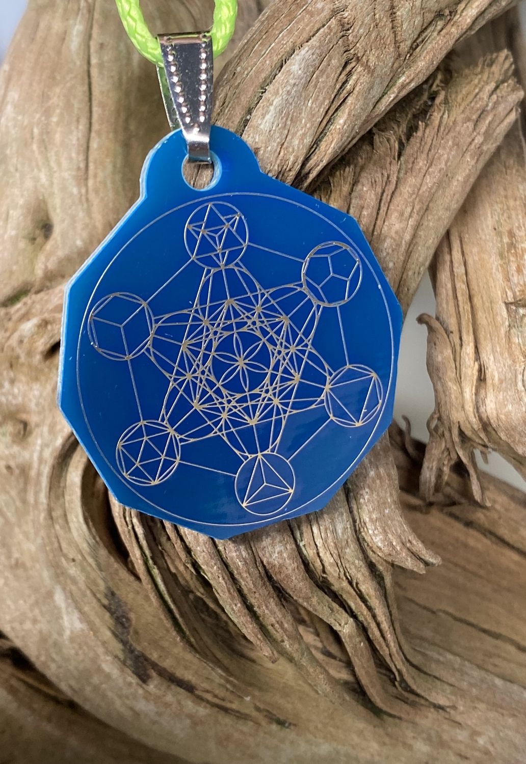 Anhänger Mini Serie eckig – Lakhovsky MWOn Symbol Design – Metatron – Produktansicht 1