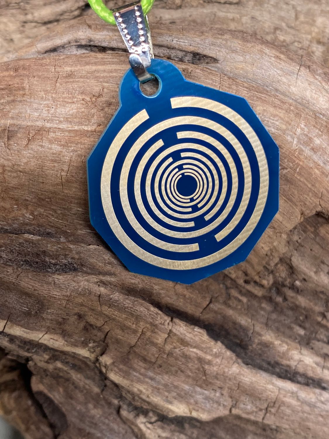 Anhänger Mini Serie eckig – Lakhovsky MWOn Symbol Design – Metatron – Produktansicht 1