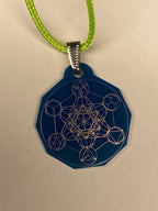 Anhänger Mini Serie eckig – Lakhovsky MWOn Symbol Design – Metatron – Produktansicht 1