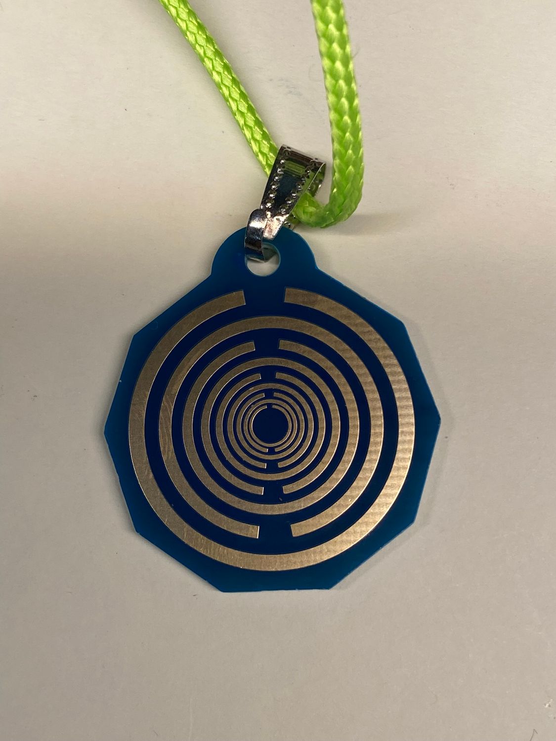 Anhänger Mini Serie eckig – Lakhovsky MWOn Symbol Design – Metatron – Produktansicht 1