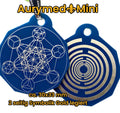 Anhänger Mini Serie eckig – Lakhovsky MWOn Symbol Design – Metatron – Produktansicht 1