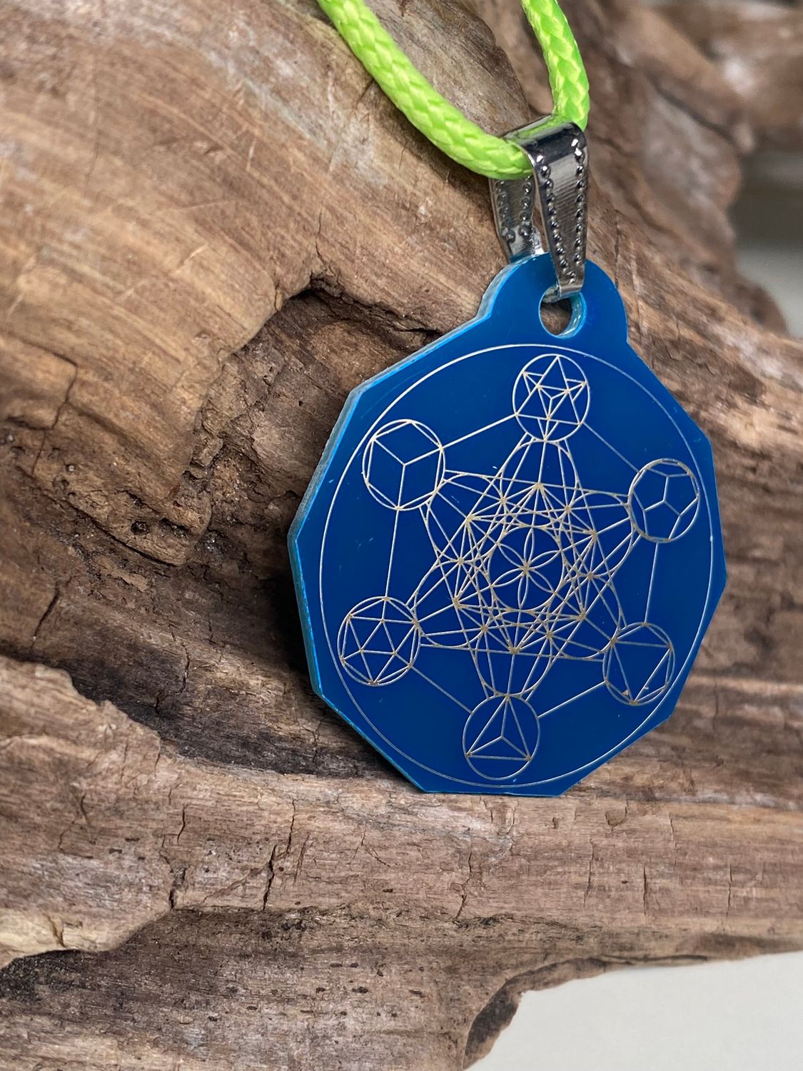 Anhänger Mini Serie eckig – Lakhovsky MWOn Symbol Design – Metatron – Produktansicht 1