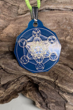 Anhänger Mini Serie eckig – Lakhovsky MWOn Symbol Design – Metatron – Produktansicht 1
