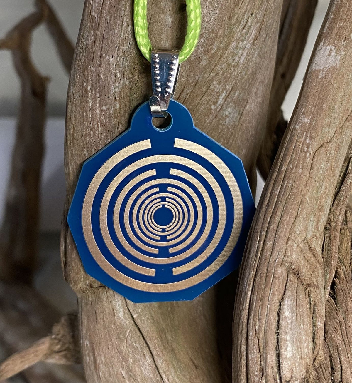 Anhänger Mini Serie eckig – Lakhovsky MWOn Symbol Design – Metatron – Produktansicht 1