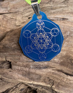 Anhänger Mini Serie eckig – Lakhovsky MWOn Symbol Design – Metatron – Produktansicht 1
