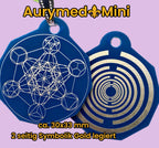 Anhänger Mini Serie eckig – Lakhovsky MWOn Symbol Design – Metatron – Produktansicht 1