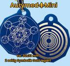 Anhänger Mini Serie eckig – Lakhovsky MWOn Symbol Design – Metatron – Produktansicht 1