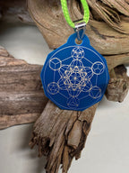 Anhänger Mini Serie eckig – Lakhovsky MWOn Symbol Design – Metatron – Produktansicht 1