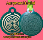 Anhänger Mini Serie rund – Lakhovsky MWOn Symbol Design – Fermat (Bifilar Spule) – Produktansicht 1