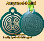 Anhänger Mini Serie rund – Lakhovsky MWOn Symbol Design – Fermat (Bifilar Spule) – Produktansicht 1